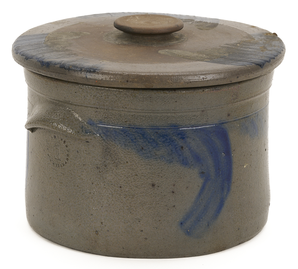 Lot 1063: PA 1 Gallon Stoneware Cake Crock