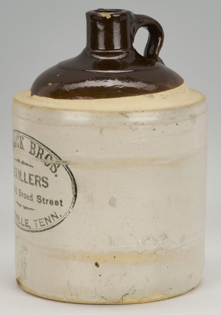 Lot 1067: Nashville Whiskey Jug, Womack Bros. Distillers