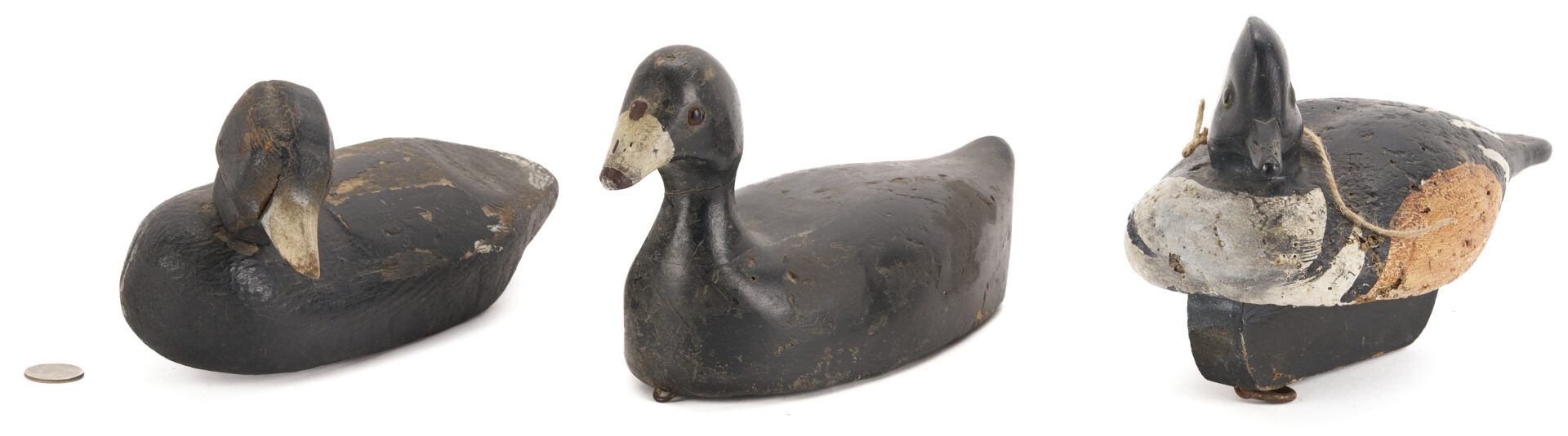 Lot 1069: 3 Duck Decoys including Dewey Pertuit