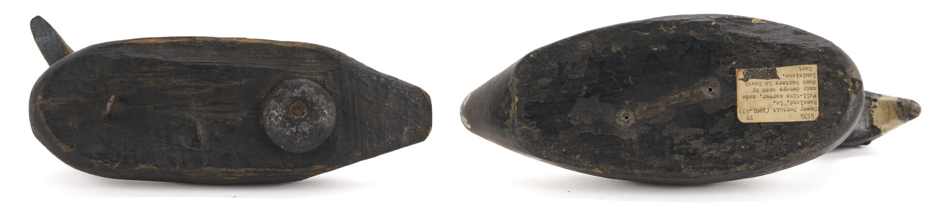 Lot 1069: 3 Duck Decoys including Dewey Pertuit