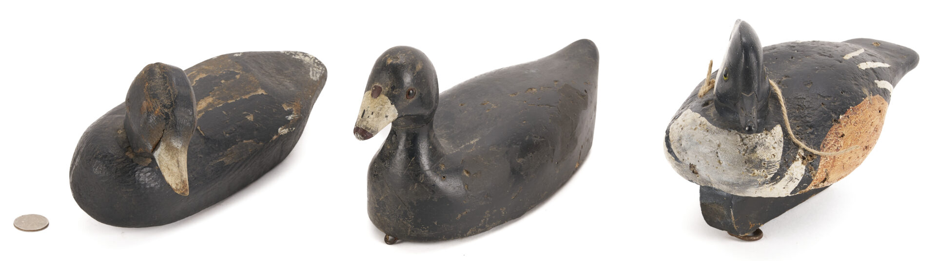 Lot 1069: 3 Duck Decoys including Dewey Pertuit