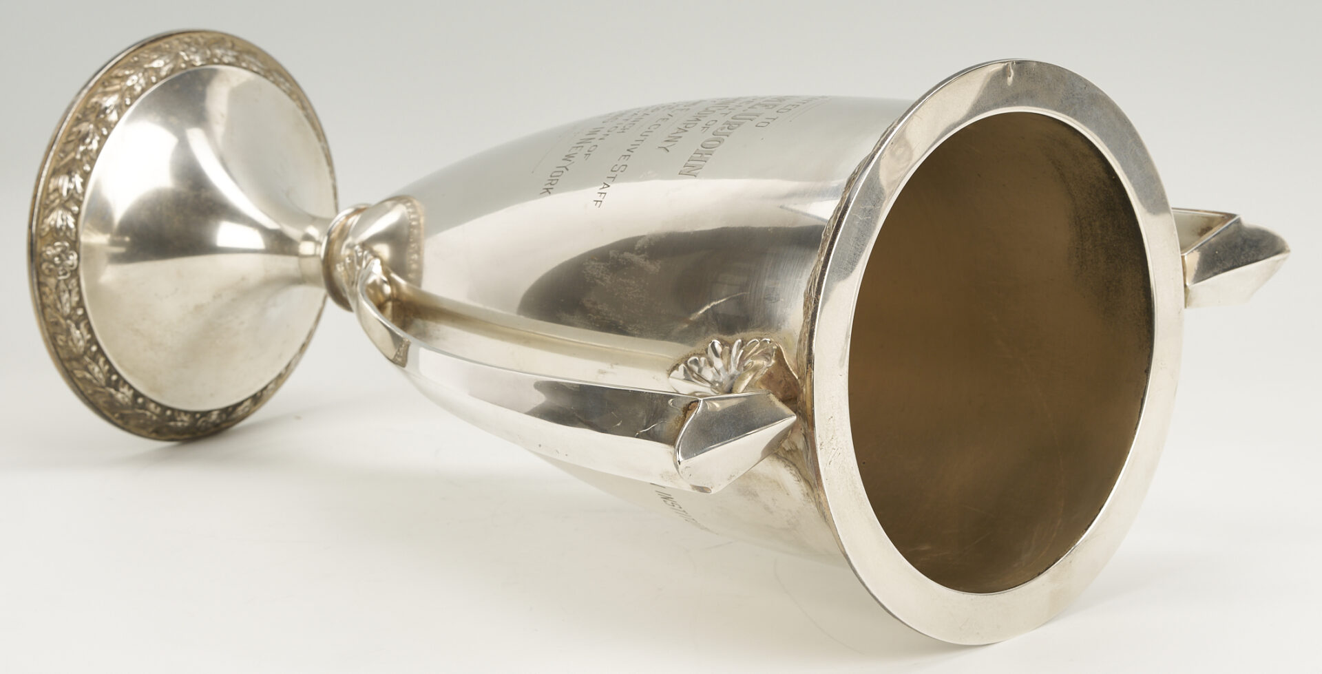 Lot 106: 2 Sterling Silver Trophies Presented to Dr. Wm. Upjohn, 1920s