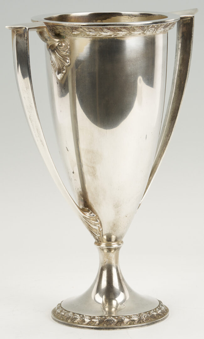 Lot 106: 2 Sterling Silver Trophies Presented to Dr. Wm. Upjohn, 1920s