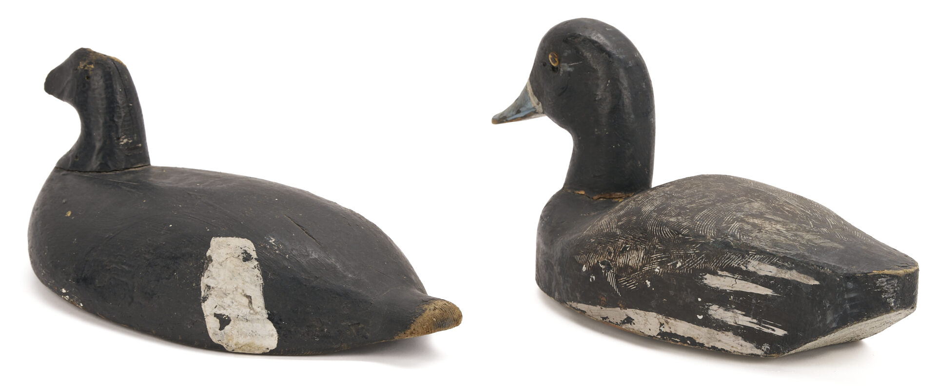 Lot 1070: 3 Assorted Decoys: 1 LA Mallard plus 2 Illinois River