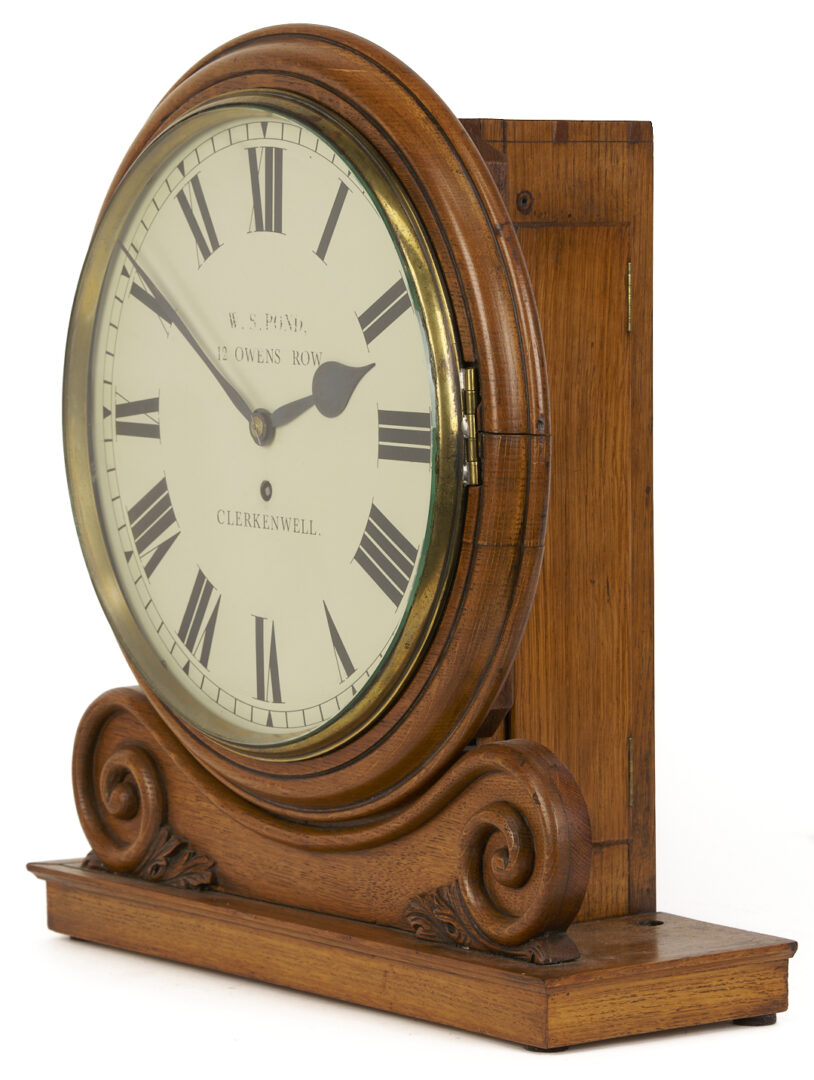 Lot 1076: English Shelf Clock, William Samuel Pond