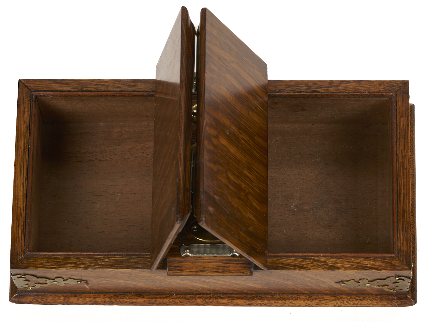 Lot 1078: 3 English Tobacco Items: Humidor, Cigar, & Cigarette Boxes