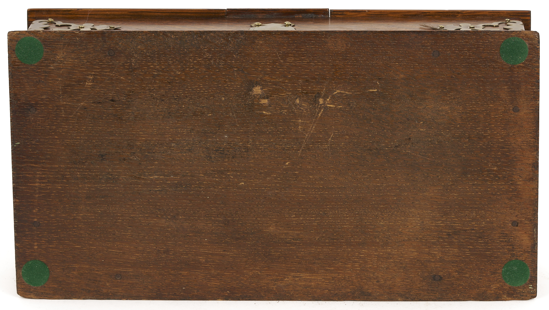 Lot 1078: 3 English Tobacco Items: Humidor, Cigar, & Cigarette Boxes