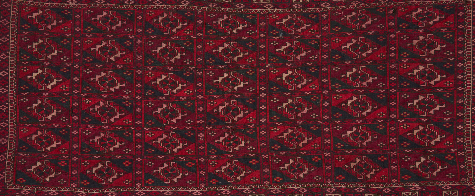 Lot 1080: 3 Antique Turman Tekke Tribal Rugs, Incl. Tekke Torbas & Chuval