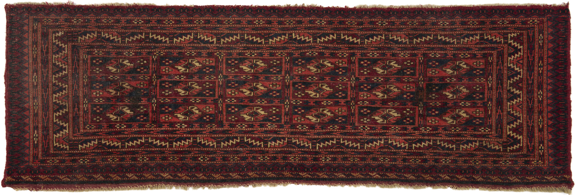 Lot 1080: 3 Antique Turman Tekke Tribal Rugs, Incl. Tekke Torbas & Chuval