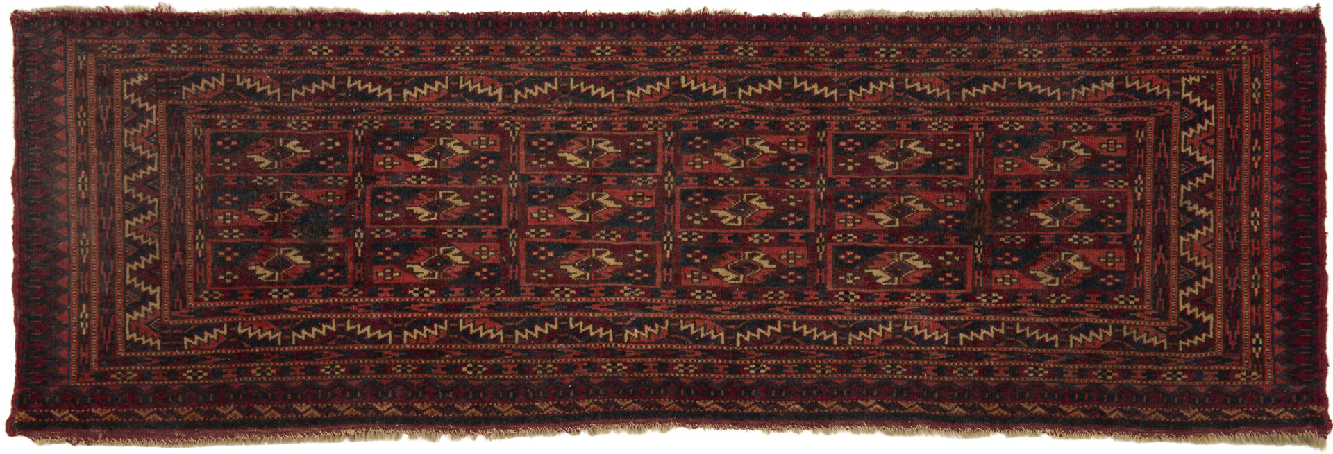 Lot 1080: 3 Antique Turman Tekke Tribal Rugs, Incl. Tekke Torbas & Chuval