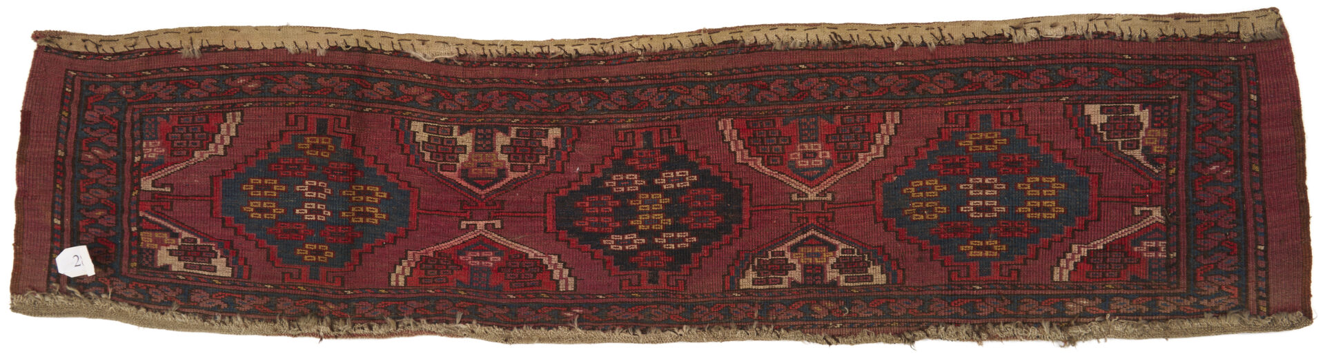 Lot 1081: 4 Antique Torba Weavings, Incl. Northwest Persia, Ersari, & Yomud
