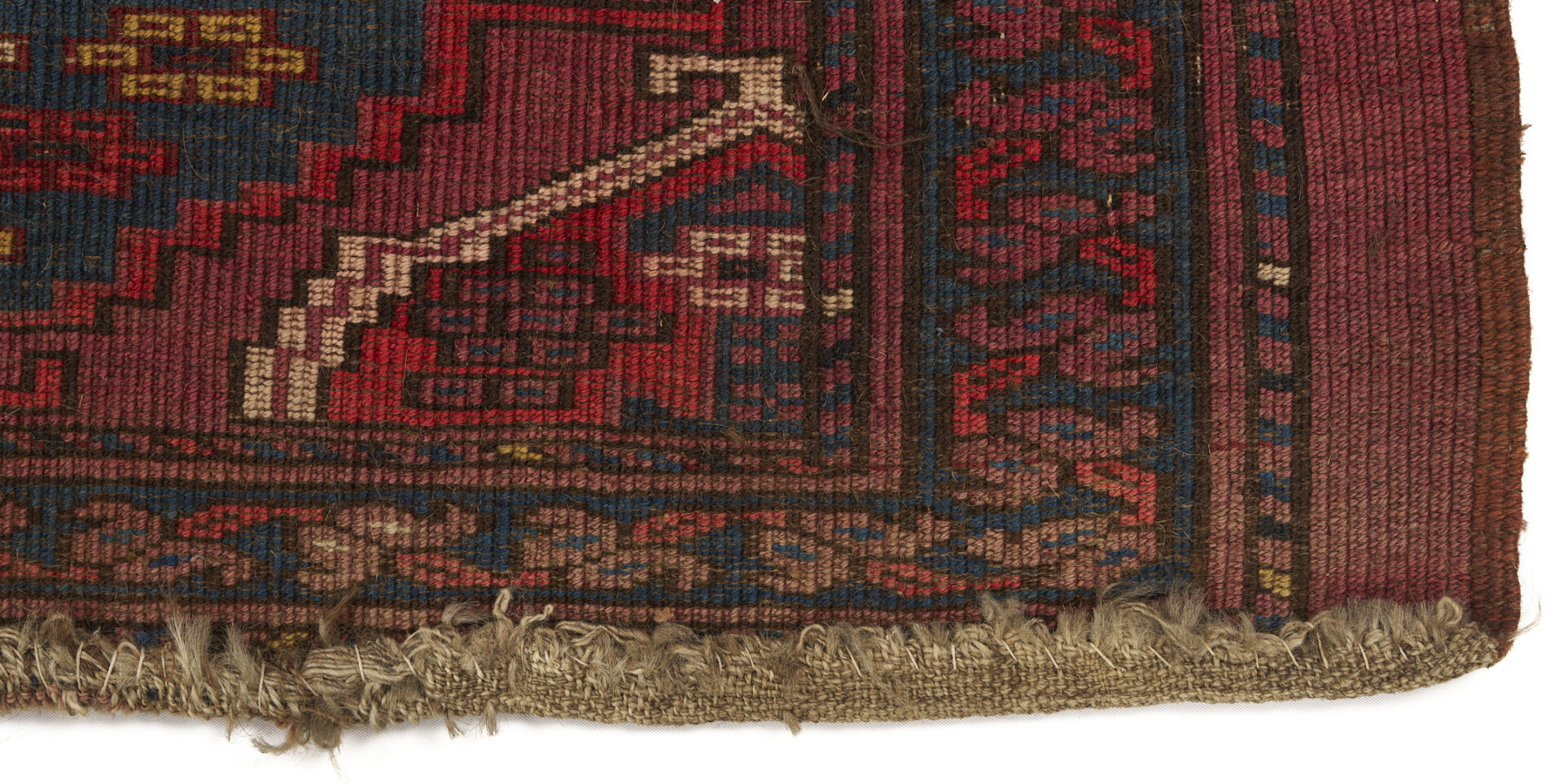 Lot 1081: 4 Antique Torba Weavings, Incl. Northwest Persia, Ersari, & Yomud
