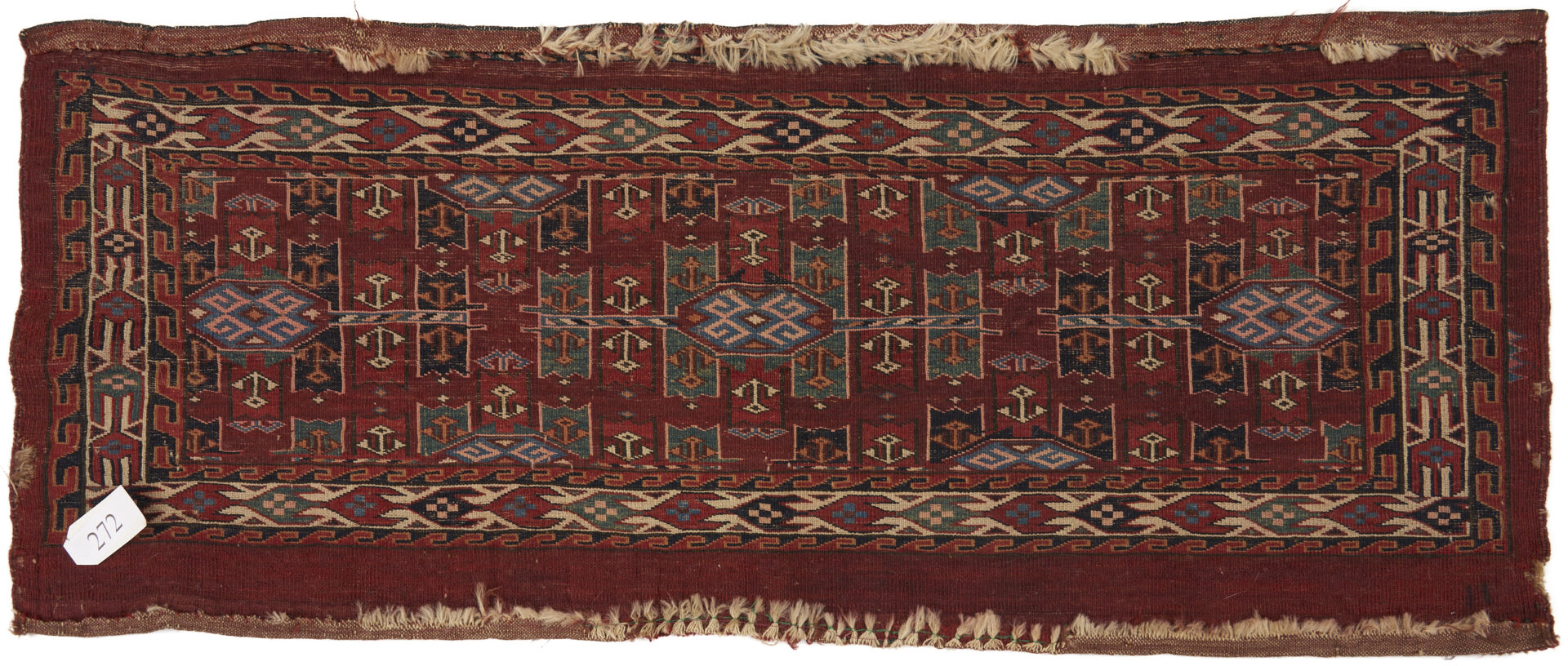 Lot 1081: 4 Antique Torba Weavings, Incl. Northwest Persia, Ersari, & Yomud
