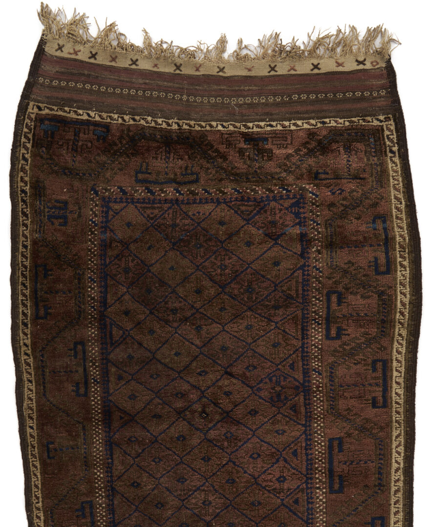 Lot 1082: 2 Antique Turkman Chuval Weavings, Tekke & Baluch