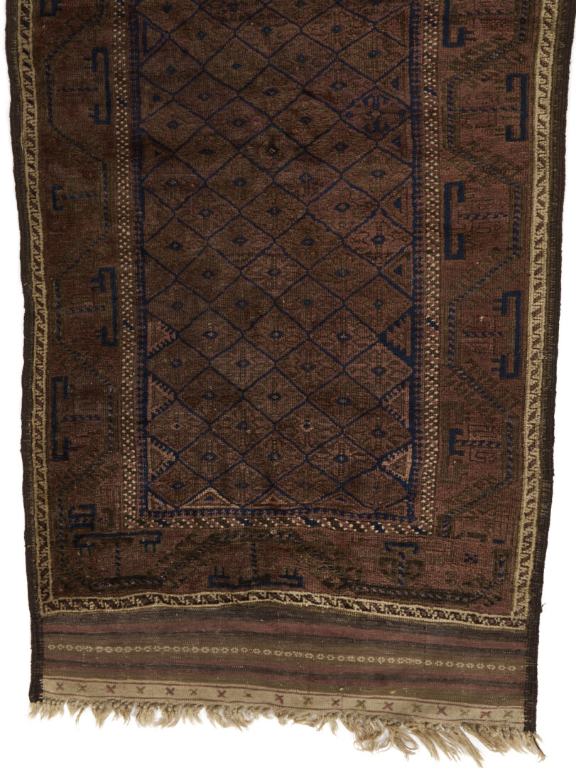 Lot 1082: 2 Antique Turkman Chuval Weavings, Tekke & Baluch