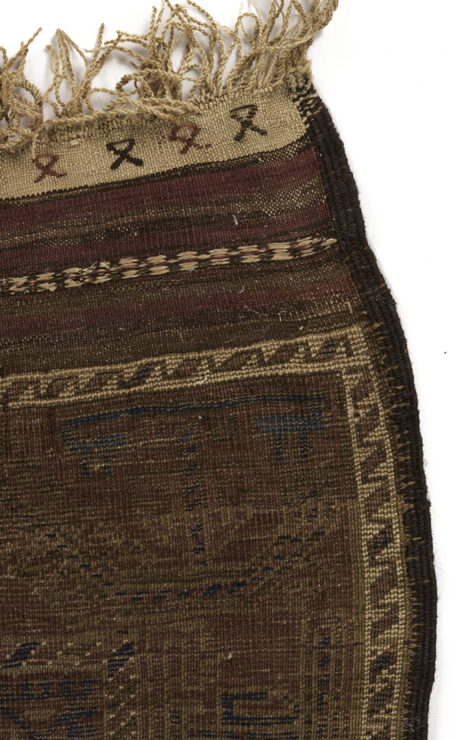 Lot 1082: 2 Antique Turkman Chuval Weavings, Tekke & Baluch