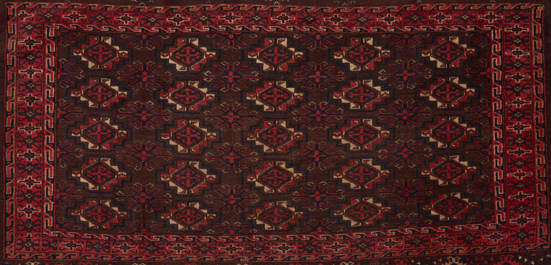Lot 1083: 3 Antique Turkman Tribal Chuvals, Incl. Tekke & Yomud
