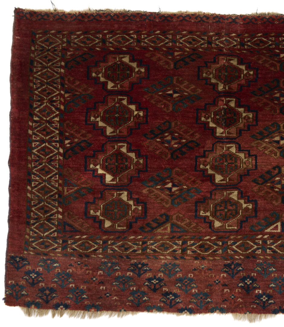 Lot 1083: 3 Antique Turkman Tribal Chuvals, Incl. Tekke & Yomud
