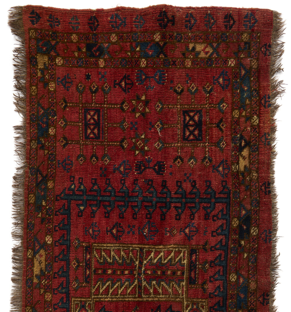 Lot 1086: Antique Ersari Turkman Trapping & Ersari Torba