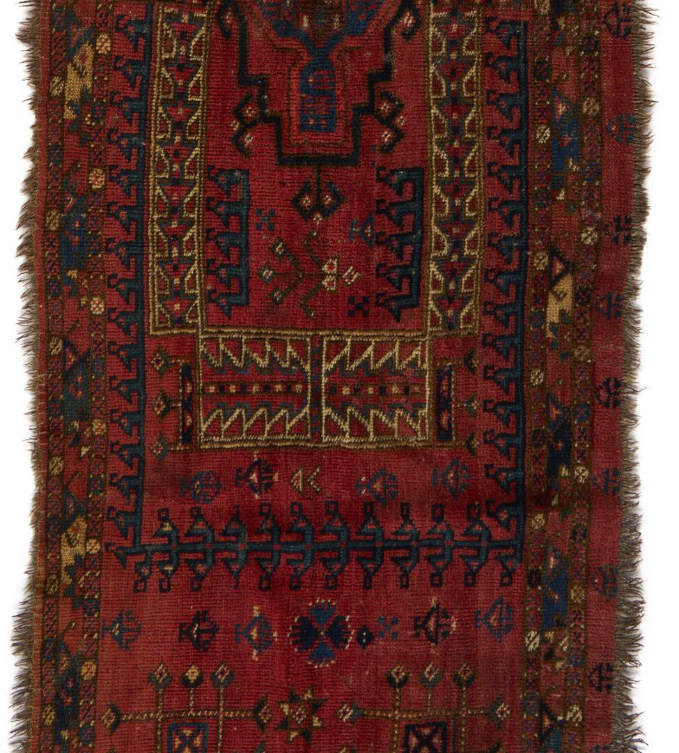 Lot 1086: Antique Ersari Turkman Trapping & Ersari Torba
