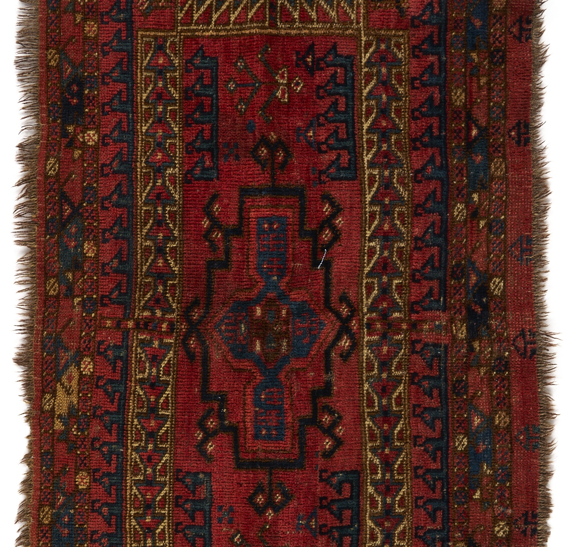 Lot 1086: Antique Ersari Turkman Trapping & Ersari Torba