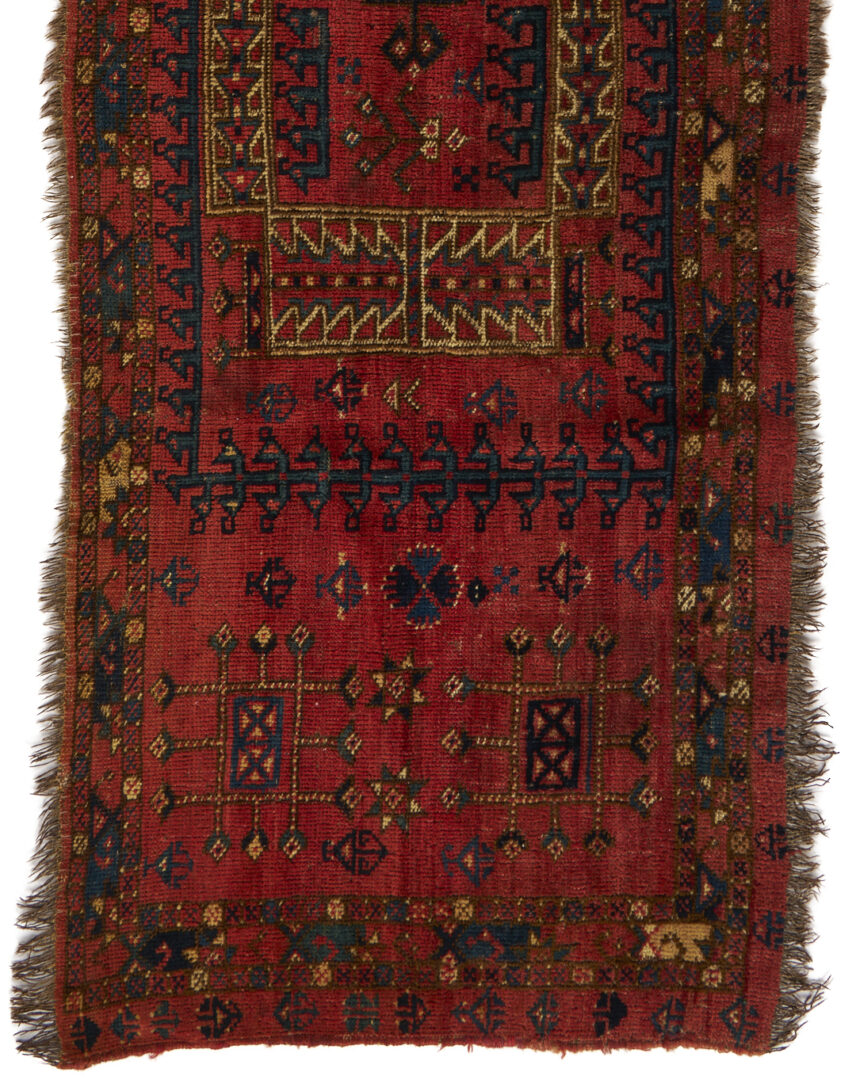 Lot 1086: Antique Ersari Turkman Trapping & Ersari Torba