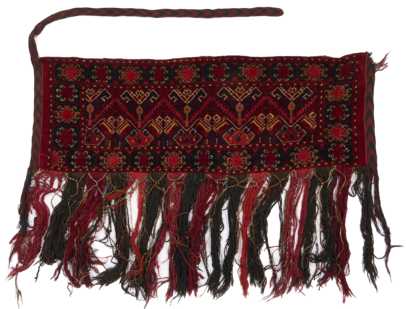 Lot 1086: Antique Ersari Turkman Trapping & Ersari Torba
