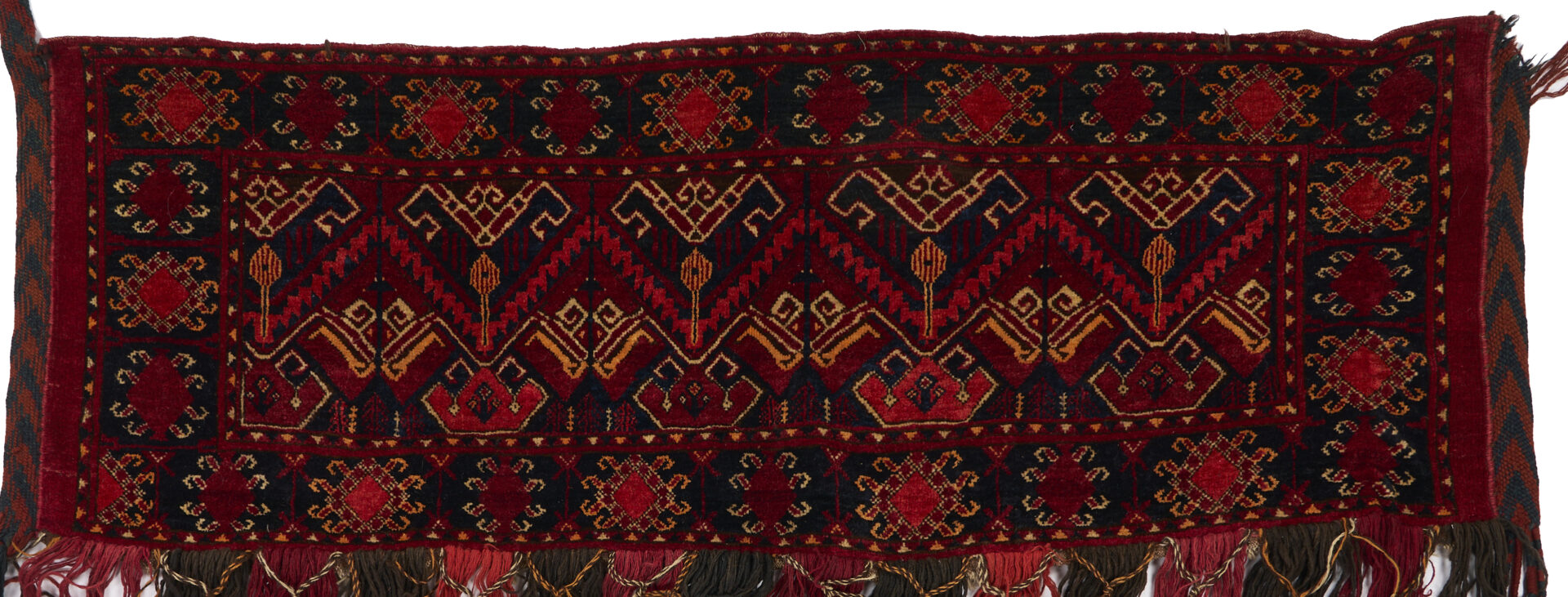 Lot 1086: Antique Ersari Turkman Trapping & Ersari Torba