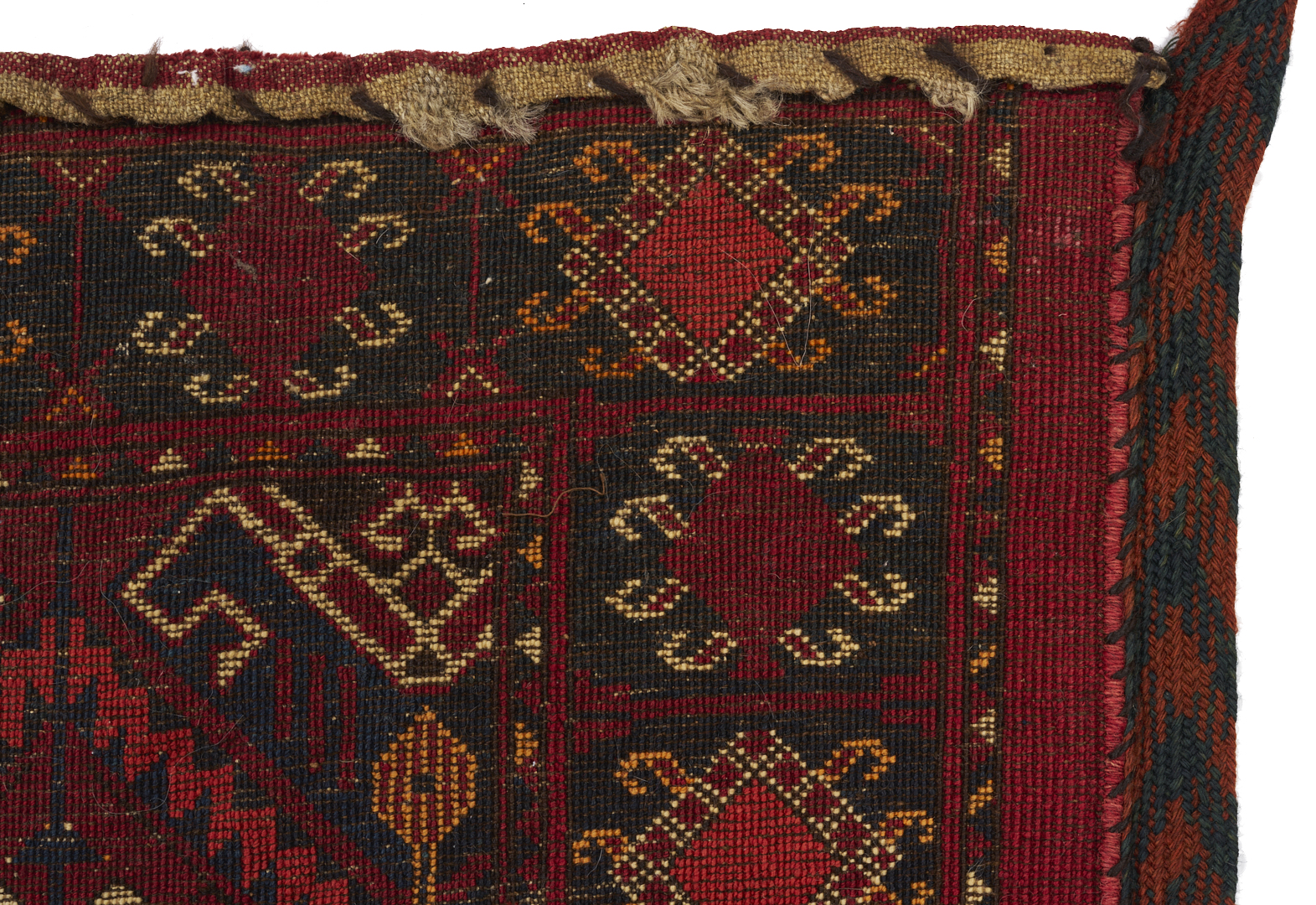 Lot 1086: Antique Ersari Turkman Trapping & Ersari Torba