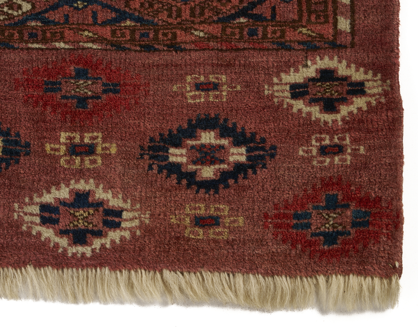 Lot 1087: 2 Antique Turkmen Tribal Chuval Weavings, Yomud & Tekke