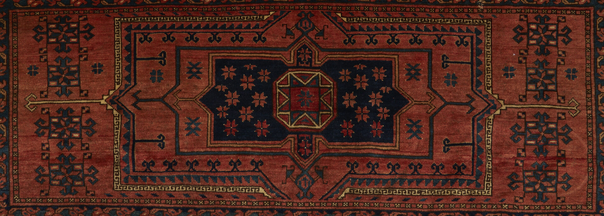 Lot 1089: 3 Antique Turkmen Weavings, Yomud Torba, Arabatchi Chuval & Ersari Torba