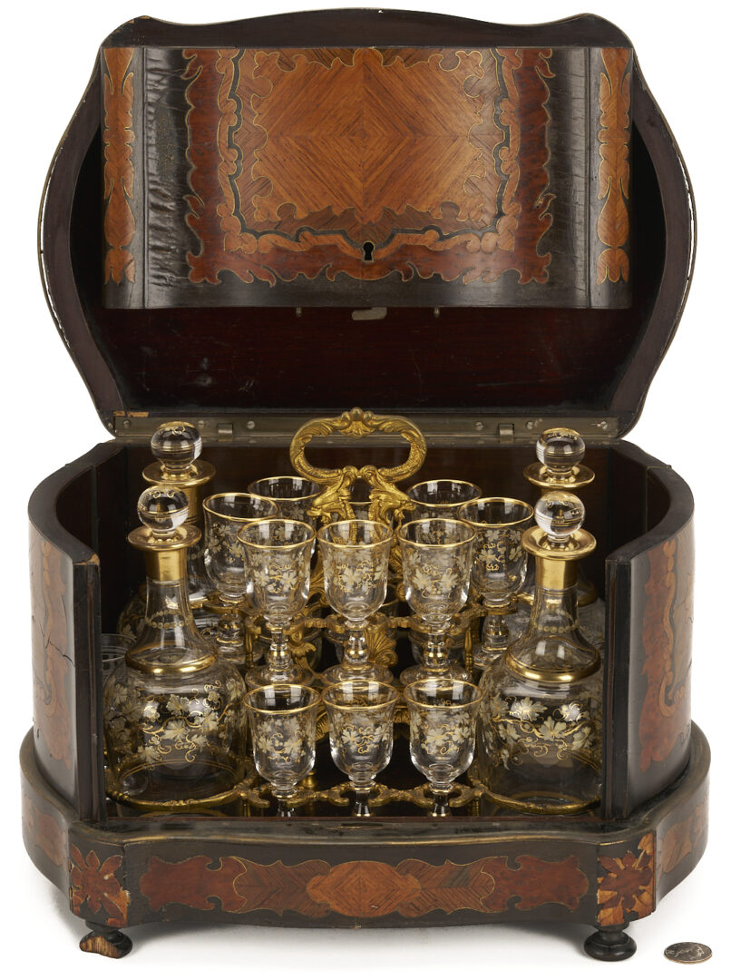 Lot 108: Napoleon III  Tantalus Set or Cave a Liqueur