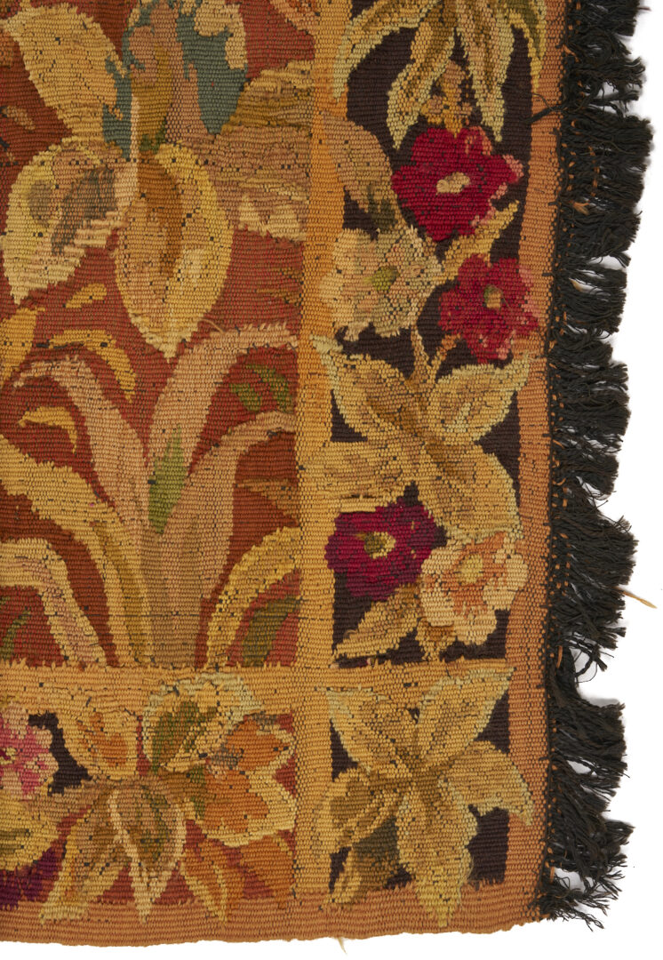Lot 1090: French Medieval Style Equestrian Tapestry