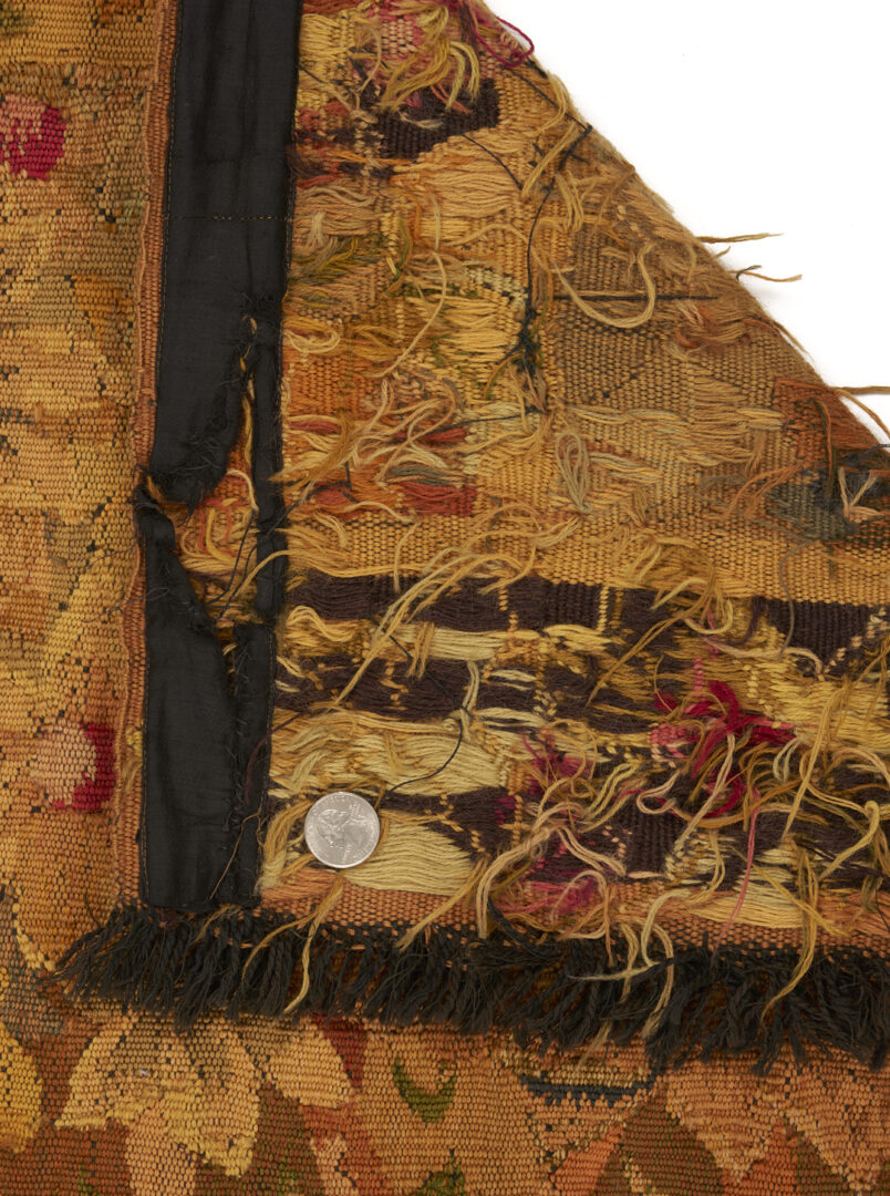 Lot 1090: French Medieval Style Equestrian Tapestry