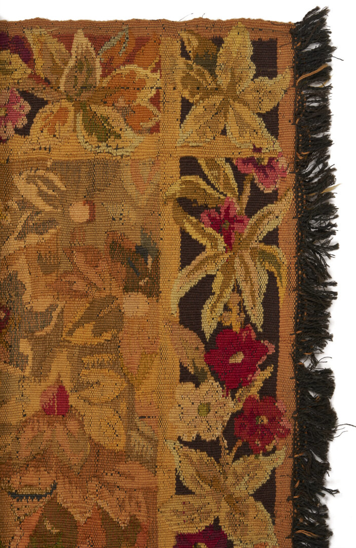 Lot 1090: French Medieval Style Equestrian Tapestry