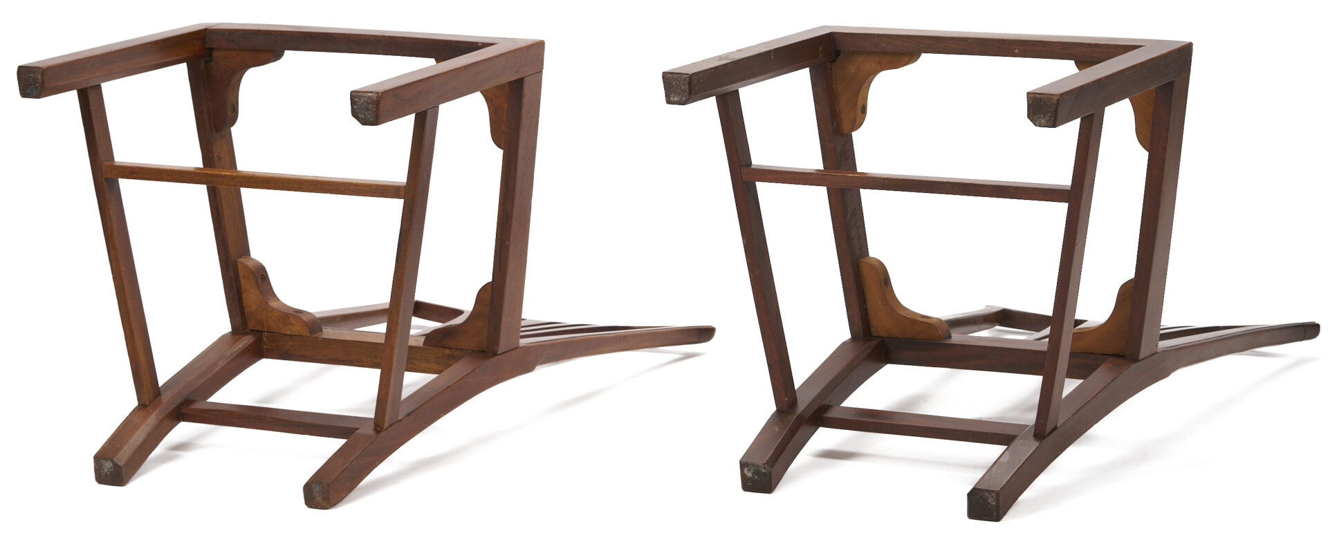 Lot 1094: Pr. English Chippendale Period Chairs