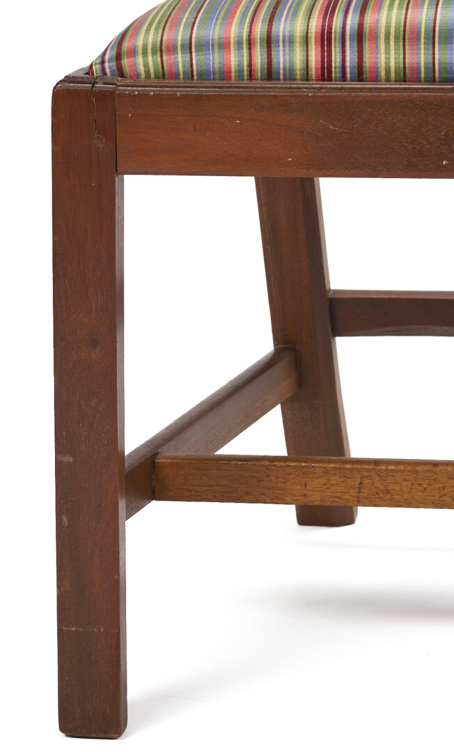 Lot 1094: Pr. English Chippendale Period Chairs