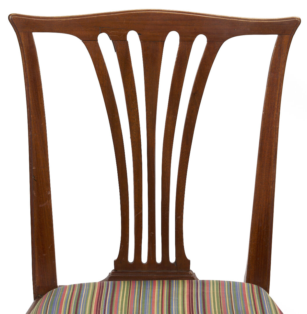 Lot 1094: Pr. English Chippendale Period Chairs