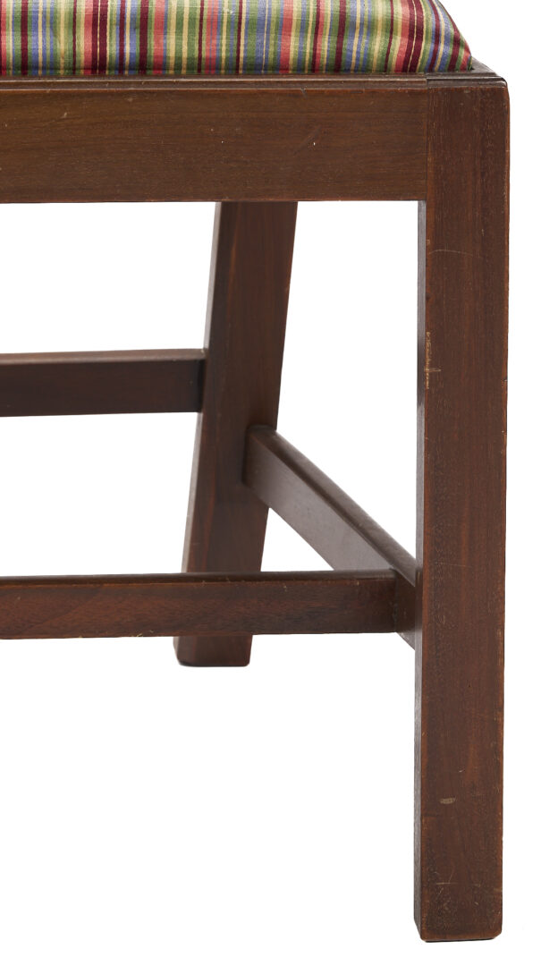 Lot 1094: Pr. English Chippendale Period Chairs