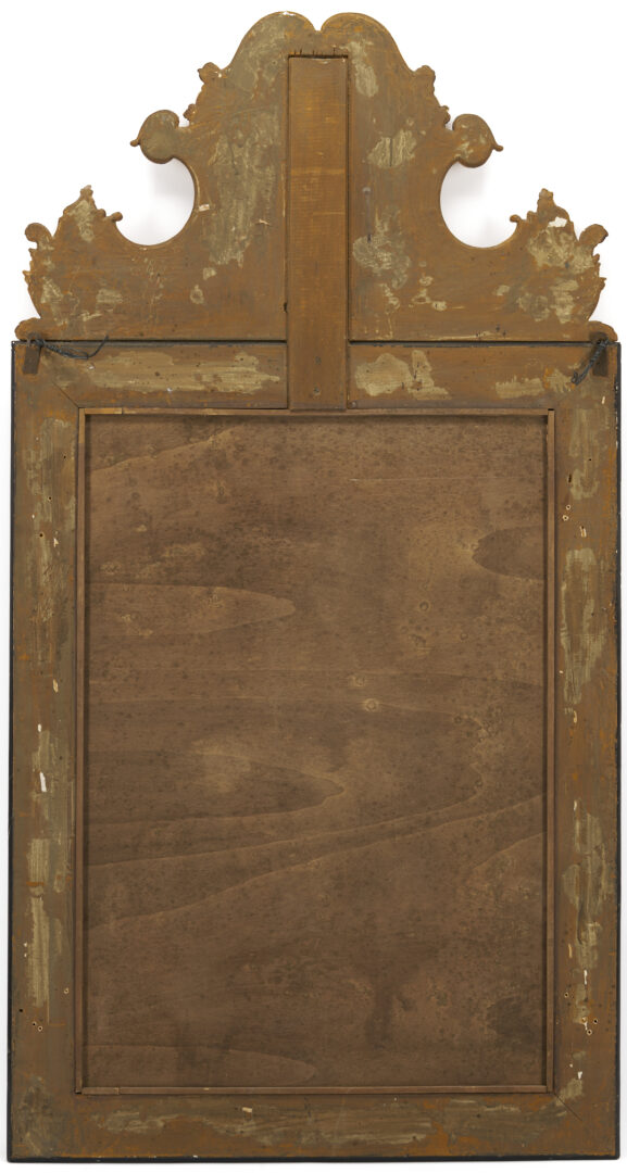 Lot 1095: George III Style Chinoiserie Black Lacquer & Gilt Mirror