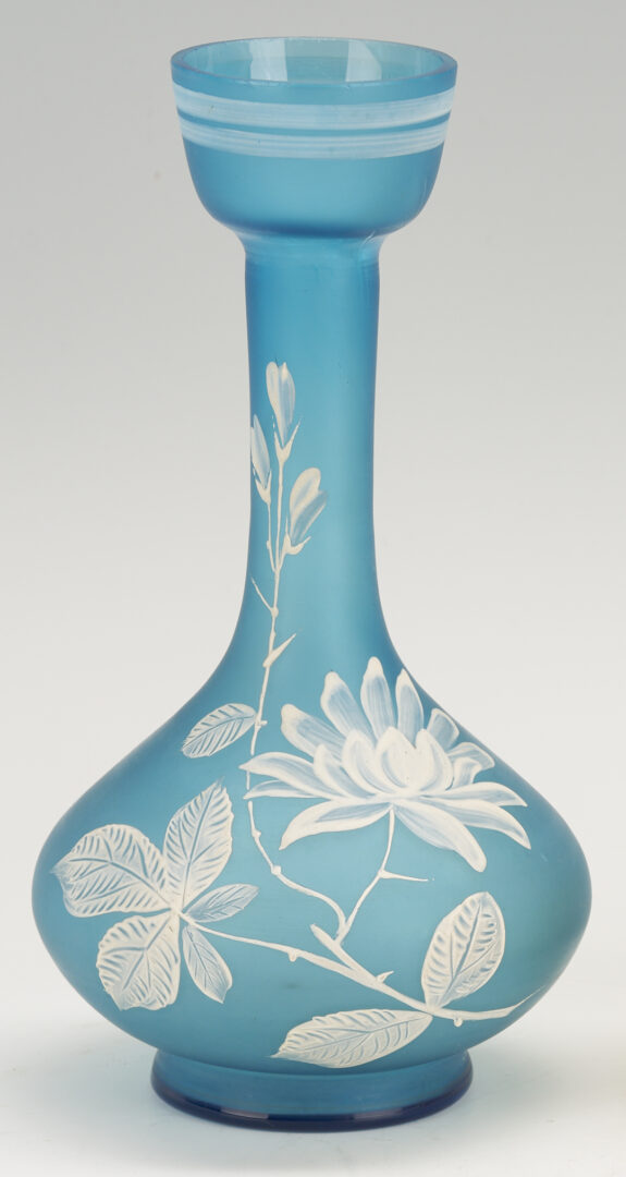 Lot 1104: 2 Cameo Art Glass Vases
