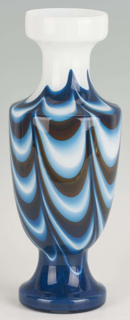 Lot 1108: Murano Art Glass Apothecary Jar and Vase