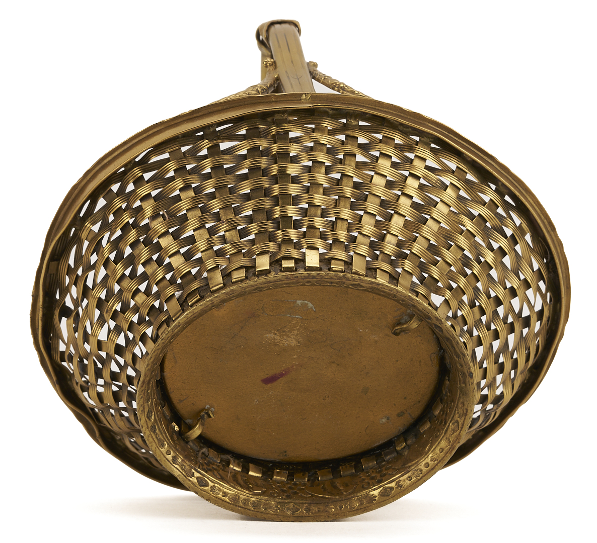 Lot 1112: Bronze Tabletop Easel and Dore Gilt Bronze Basket