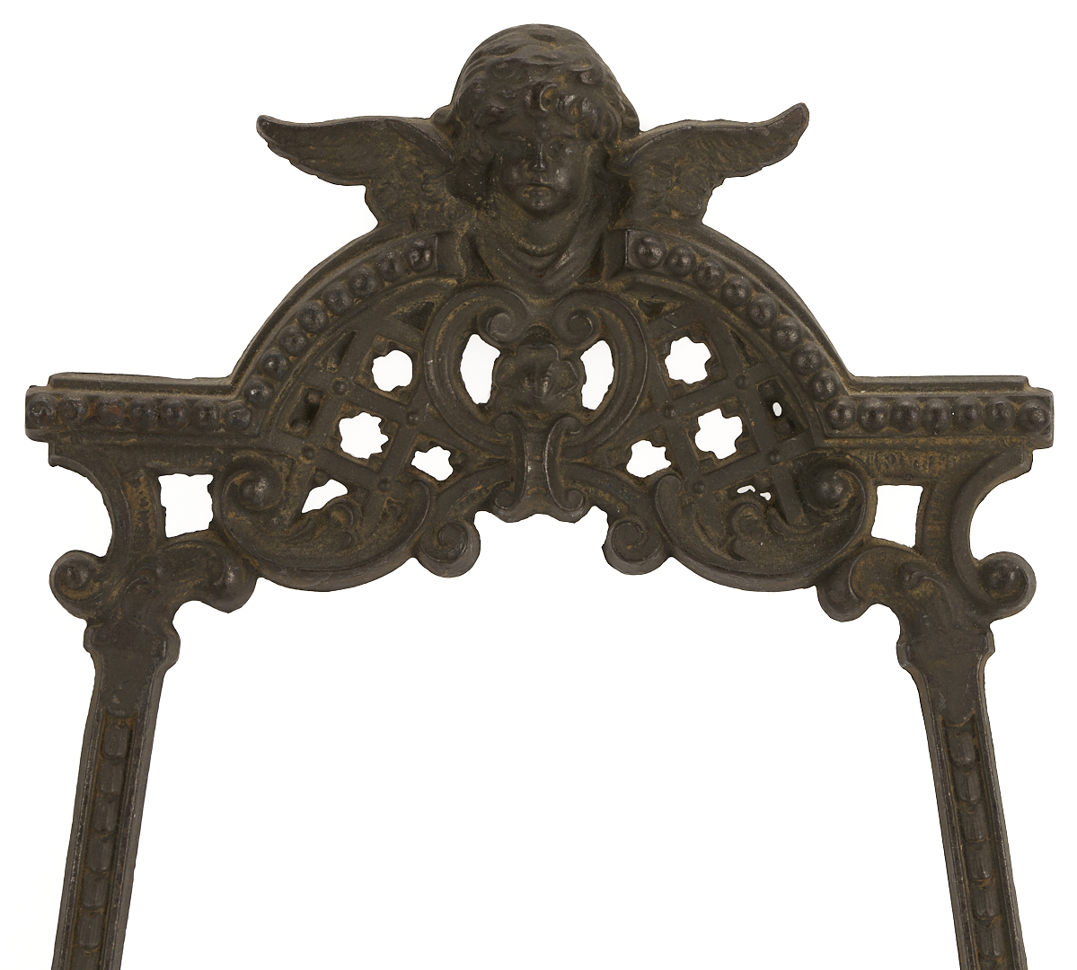 Lot 1112: Bronze Tabletop Easel and Dore Gilt Bronze Basket