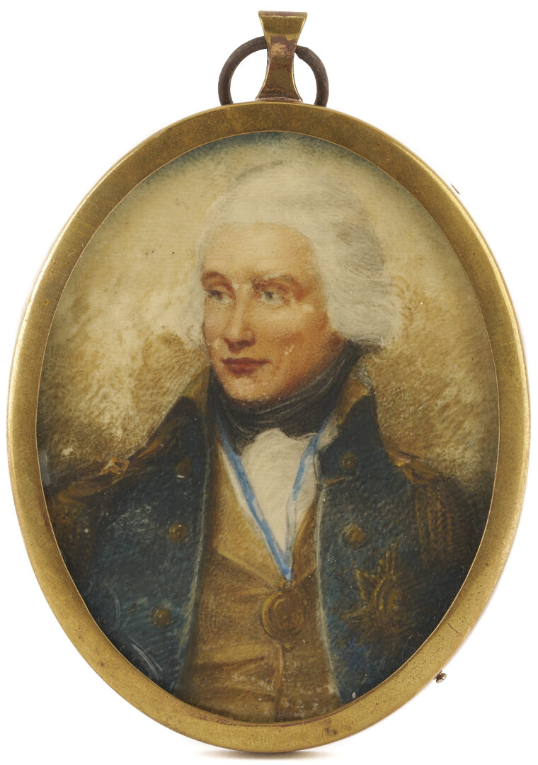 Lot 1113: 8 Miniature Portraits and Portrait Boxes