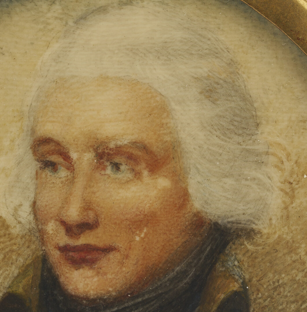 Lot 1113: 8 Miniature Portraits and Portrait Boxes