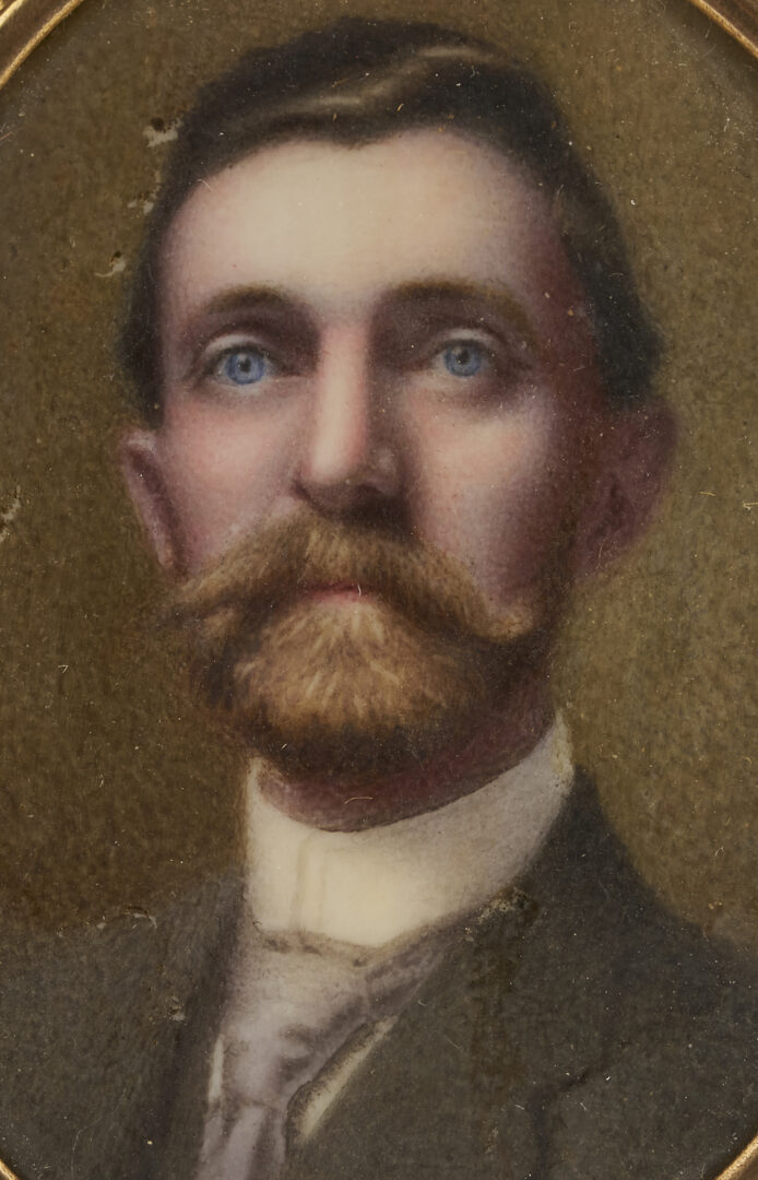 Lot 1115: Miniature Portrait of Huntsville Judge Tancred Betts, 1919