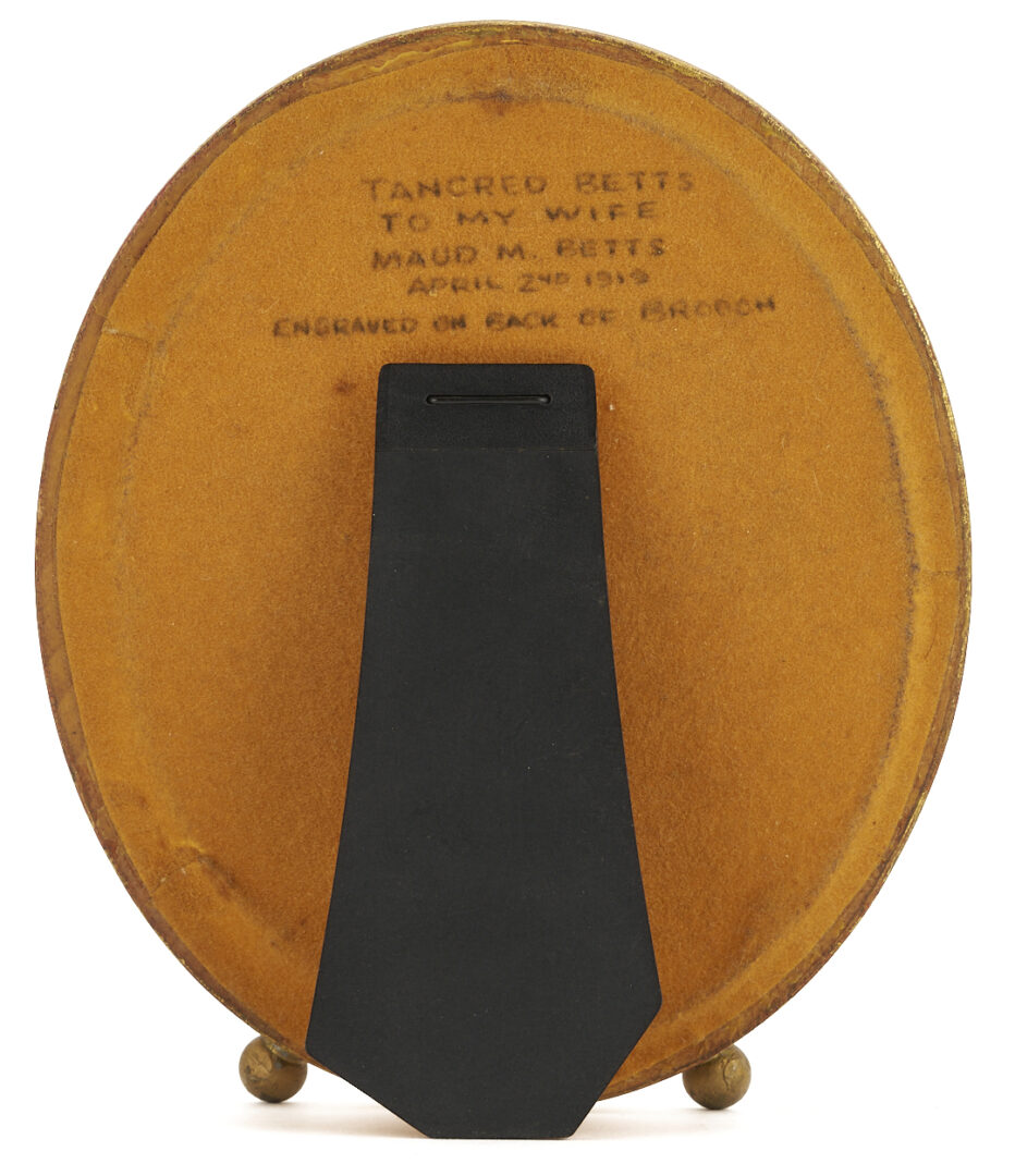 Lot 1115: Miniature Portrait of Huntsville Judge Tancred Betts, 1919