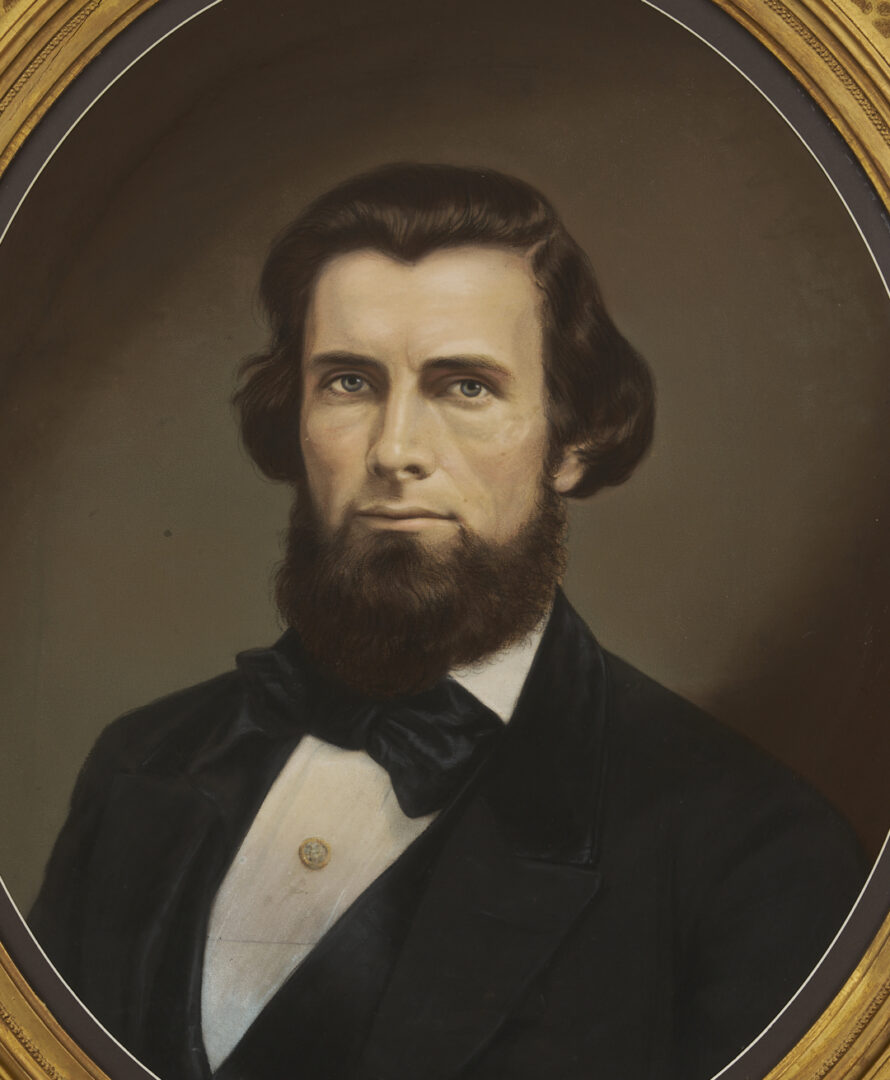Lot 1116: 2 Georgia Pastel Portraits, Johnson Family