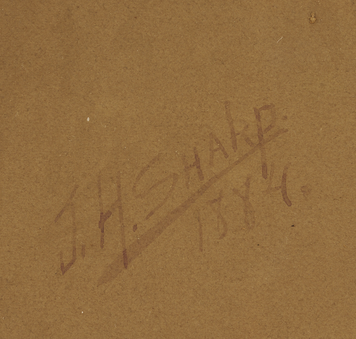 Lot 1118: Joseph Henry Sharp Watercolor Portrait of a Child, 1884